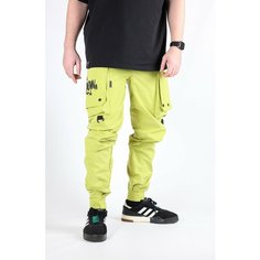 Брюки BLK CROWN, размер L, салатовый