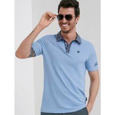 Поло BeGood Casual Vacation SS24, размер 50, голубой
