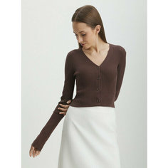 Кардиган Maison David, размер S, , темно-коричневый