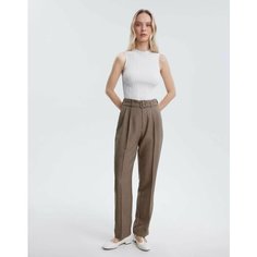 Брюки чинос Gloria Jeans, размер 48/170, коричневый