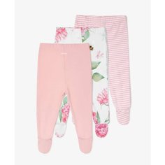 Ползунки Gulliver Baby, комплект из 3 шт., размер 86, мультицвет