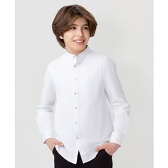 Школьная рубашка Button Blue, размер 158, белый