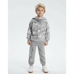 Брюки спортивные Gloria Jeans, размер 2-4г/104, серый