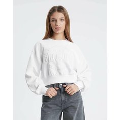 Свитшот Gloria Jeans, размер 8-10л/134-140, белый