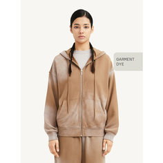 Худи MUTED GARMENT DYE, размер L-XL, , Шоколадный