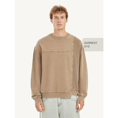 Свитшот MUTED GARMENT DYE ERROR, размер 2XL-3XL, , бежевый