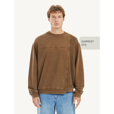 Свитшот MUTED GARMENT DYE ERROR, размер L-XL, , Шоколадный