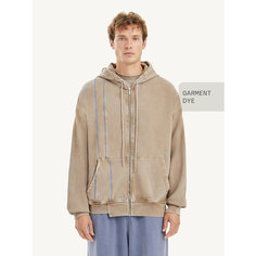 Худи MUTED GARMENT DYE ERROR, размер 4XL-5XL, , бежевый