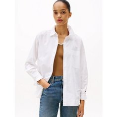 Рубашка TOMMY HILFIGER, размер 42, белый