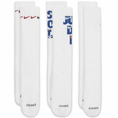 Носки NIKE Носки Nike U NK EVERYDAY PLUS CUSH CREW 3PR, цвет белый, размер M INT, размер M, белый