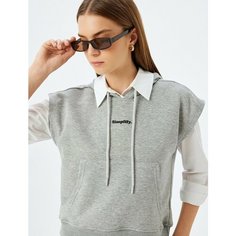 Худи KOTON, размер L, , серый