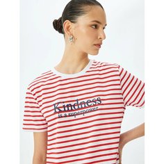 Футболка KOTON, размер M, красный