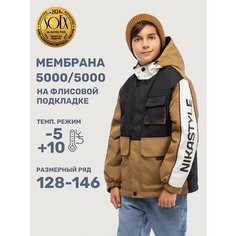 Куртка NIKASTYLE 4м4525, размер 134-68, черный