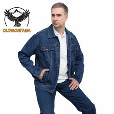 Джинсовая куртка Montana, размер 4XL, синий