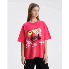 Футболка Gloria Jeans, размер 14+/164-170, розовый