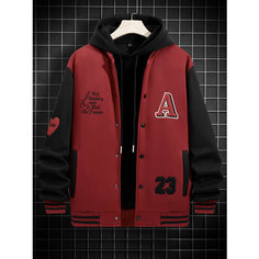 Куртка спортивная , размер XL, burgundy 没有品牌