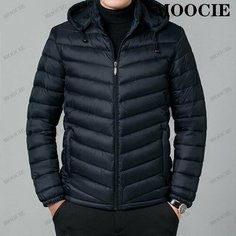 Пуховик MOOCIE, размер 5XL, темно-синий