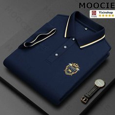 Поло MOOCIE, размер L, темно-синий