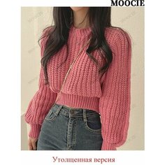 Свитер MOOCIE, размер Один размер подходит всем, , светло-розовый