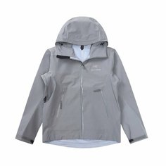 Куртка спортивная Arcteryx gtx уличная водонепроницаемая куртка с твердым корпусом уровня мастера функциональная ветровая куртка на молнии одинакового стиля для мужчин и женщин, размер 46-48, серый Нет бренда