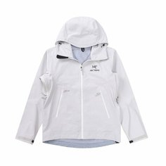 Куртка спортивная Arcteryx gtx уличная водонепроницаемая куртка с твердым корпусом уровня мастера функциональная ветровая куртка на молнии одинакового стиля для мужчин и женщин, размер 48-50, белый Нет бренда