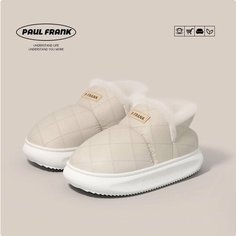 Полусапоги Paul Frank Дутики из экокожи, полнота W (US)/на широкую стопу, размер 36-37, молочный