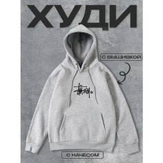 Худи размер XL, , серый Нет бренда