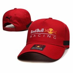 Бейсболка Red Bull Бейсболка Мерседес Кепка Mersedes для мужчин и женщин, размер 55-60, red