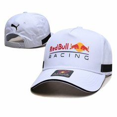 Бейсболка Red Bull Бейсболка Мерседес Кепка Mersedes для мужчин и женщин, размер 55-60, white