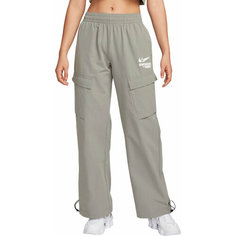 Брюки карго NIKE W NSW CARGO WOVEN GLS, размер S, серый