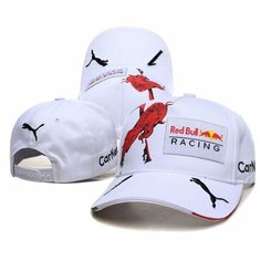Бейсболка Red Bull Бейсболка Мерседес Кепка Mersedes для мужчин и женщин, размер 55-60, white