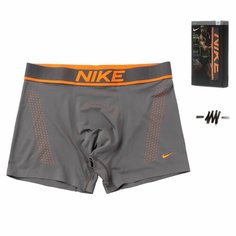 Трусы NIKE Elite Micro, размер M, оранжевый, серый