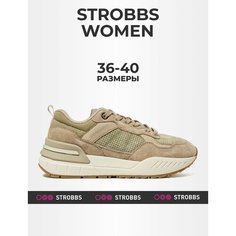 Кроссовки STROBBS Весна-лето 2025, размер 38, хаки