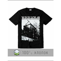 Футболка RexTex Рок-музыка, размер 50, черный