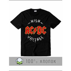 Футболка RexTex Рок-музыка, размер 48, черный