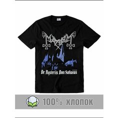Футболка RexTex Рок-музыка, размер 48, черный