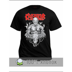 Футболка RexTex Рок-музыка, размер 46, черный