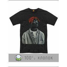 Футболка RexTex Рок-музыка, размер 48, черный