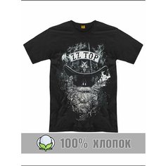 Футболка RexTex Рок-музыка, размер 48, черный