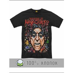 Футболка RexTex Рок-музыка, размер 48, черный