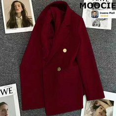 Пиджак MOOCIE, размер XL, бордовый