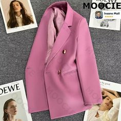 Пиджак MOOCIE, размер 3XL, фиолетовый