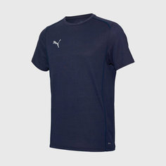 Футболка PUMA Puma TeamFinal Casuals Tee 65854406, размер М, темно-синий