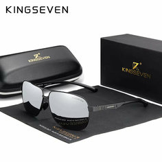 Солнцезащитные очки KINGSEVEN, зеркальные