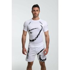 Рашгард Barracuda, размер XXL, белый/белый