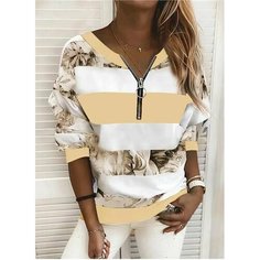 Блуза , размер L, желтый Нет бренда