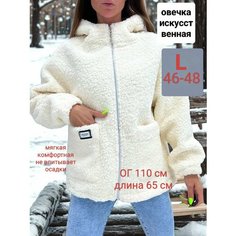 Куртка , размер L 46-48, белый Нет бренда