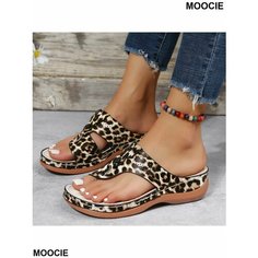 Босоножки MOOCIE, размер INT 39, леопардовый