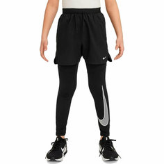 Термобелье низ NIKE Pro Dri-FIT Warm Tights, размер 146/158, черный