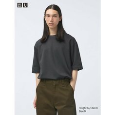 Футболка Uniqlo Airism, размер S, серый
